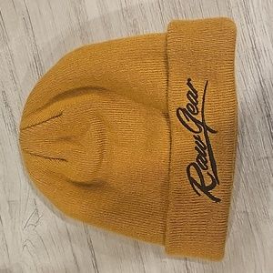 RAW GEAR Golden Yellow Beanie